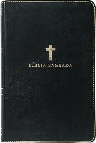 Bíblia Sagrada ACF Letra Grande — Capa Luxo Preta