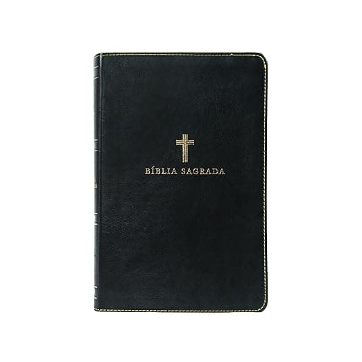 Bíblia ACF Letra Grande — Capa Luxo Preta